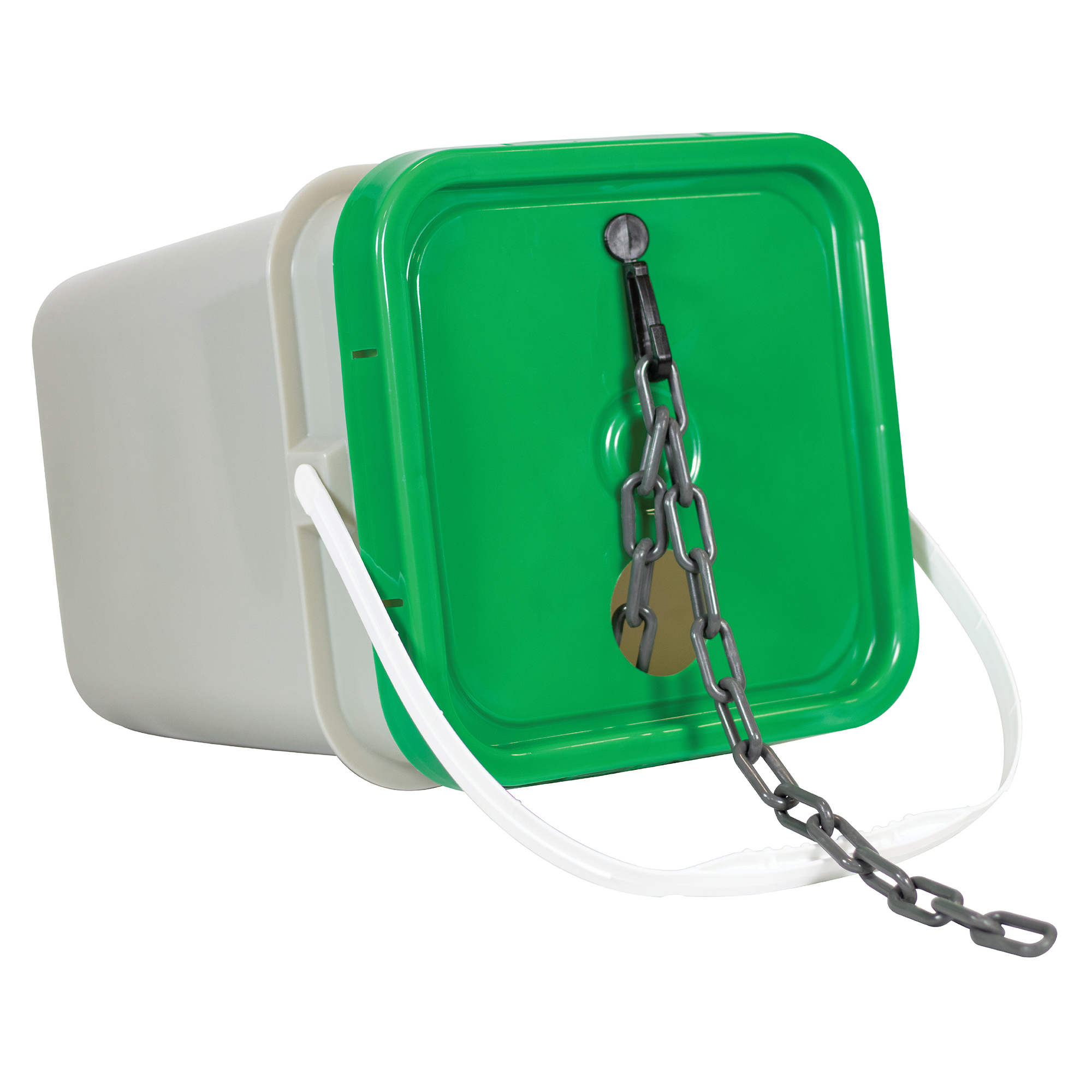 Mr. Chain Plastic Safety Chain — 1.5in. x 300ft., Slate Gray, High-Density Polyethylene, UV Resistant, Model# 30057-P